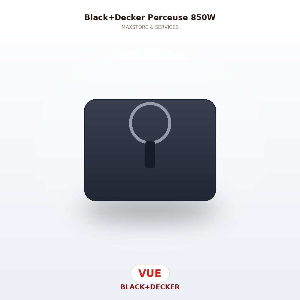 Noir+Decker Perceuse 850W — Vue