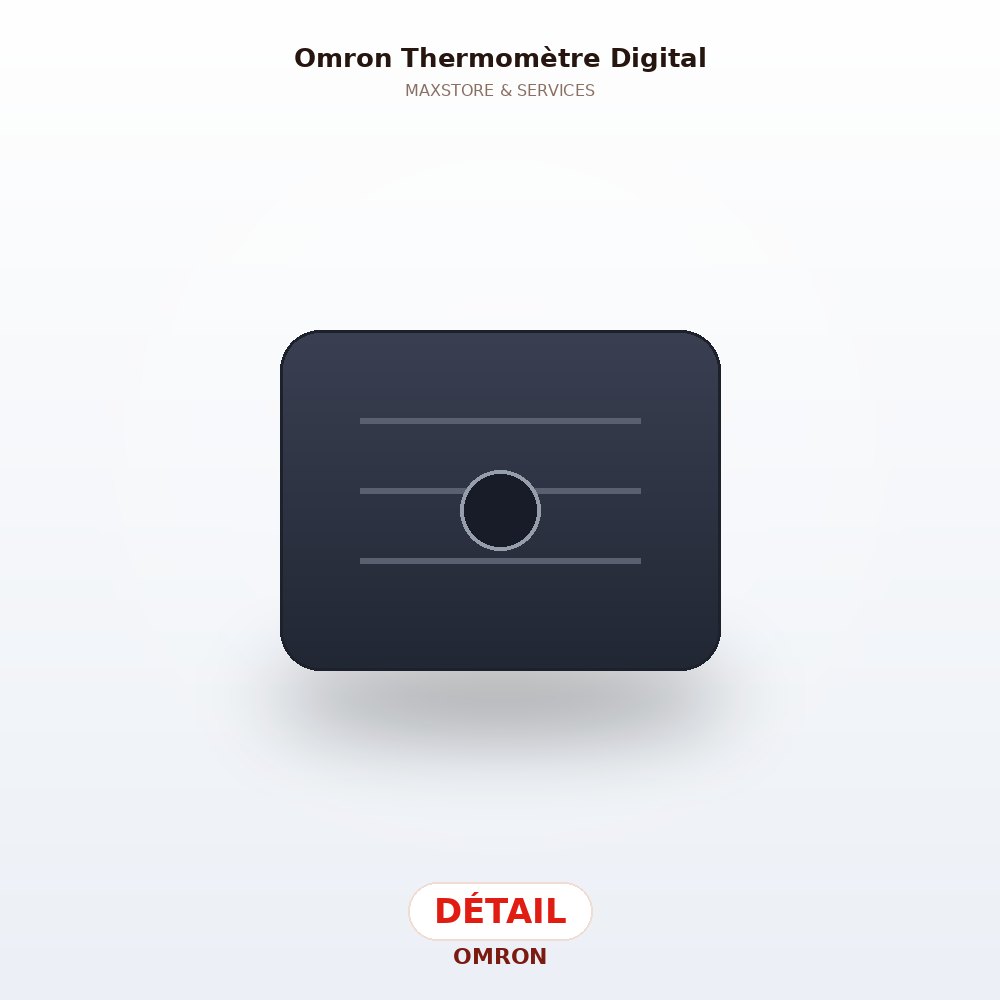 Omron Thermomètre Digital — Détail