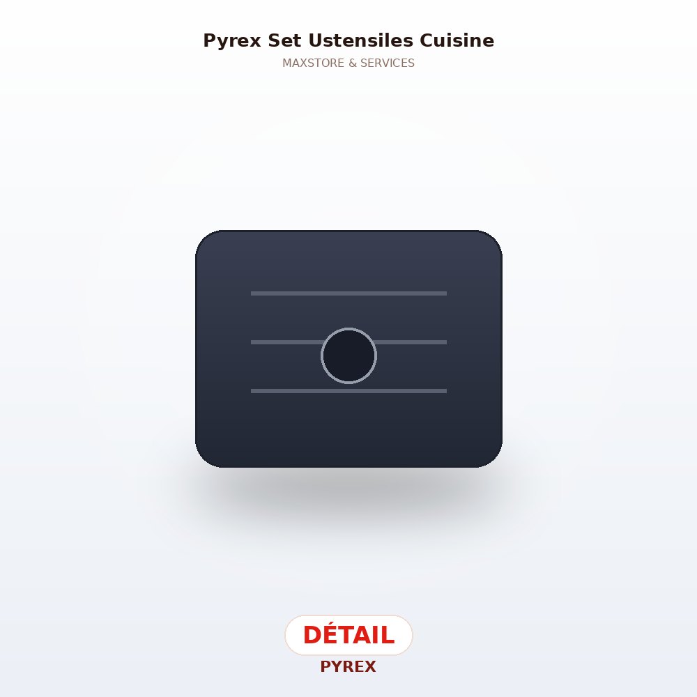 Pyrex Set Ustensiles Cuisine — Détail